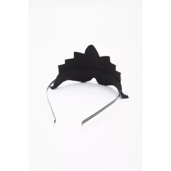 Free People Fan The Flames Tiara Embellished Headband Gold / Black - Picture 4 of 4